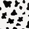 Cow Pattern Peel & Stick Self-Adhesive Vinyl Wallpaper 17.7×394